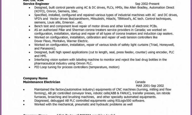 Pharmacist Cv Example Canada