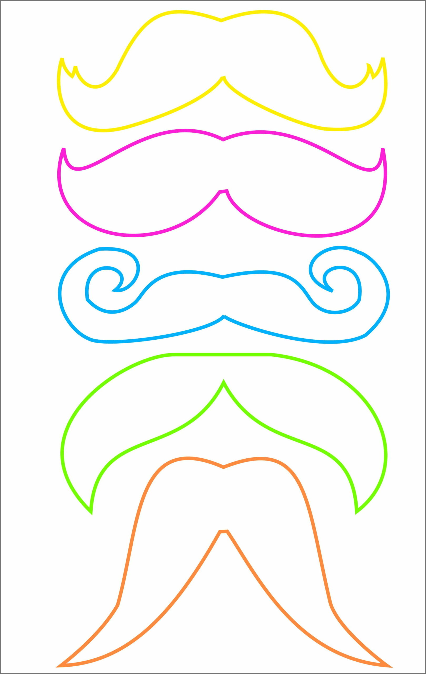Photo Booth Prop Templates Lips