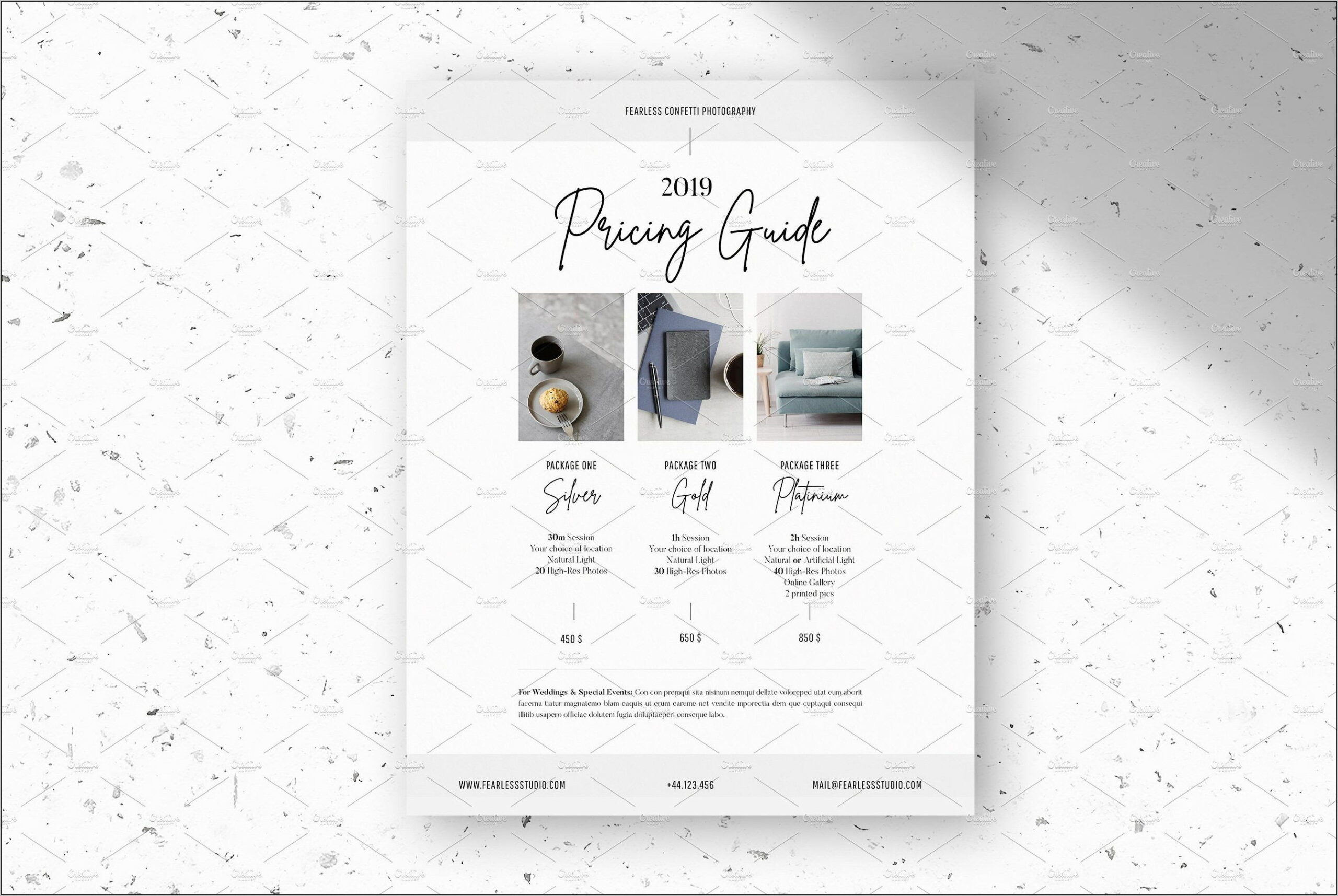 Photography Ad Template Free