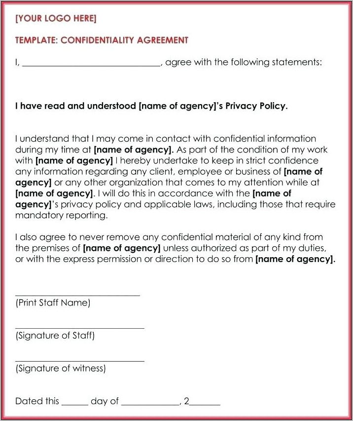 Photography Client Contract Template Australia