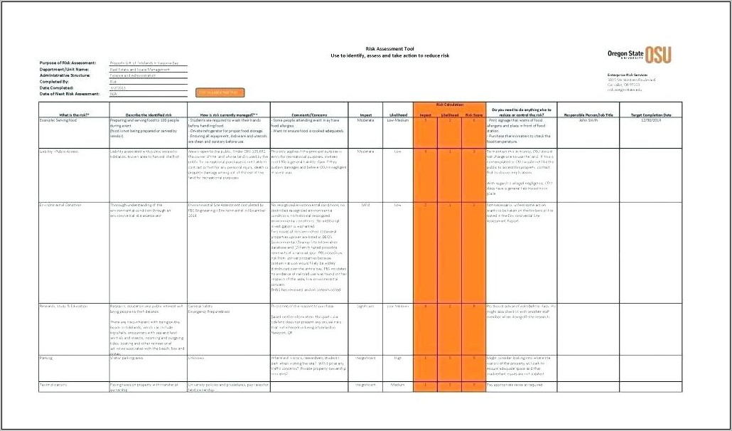 Physical Security Vulnerability Assessment Template