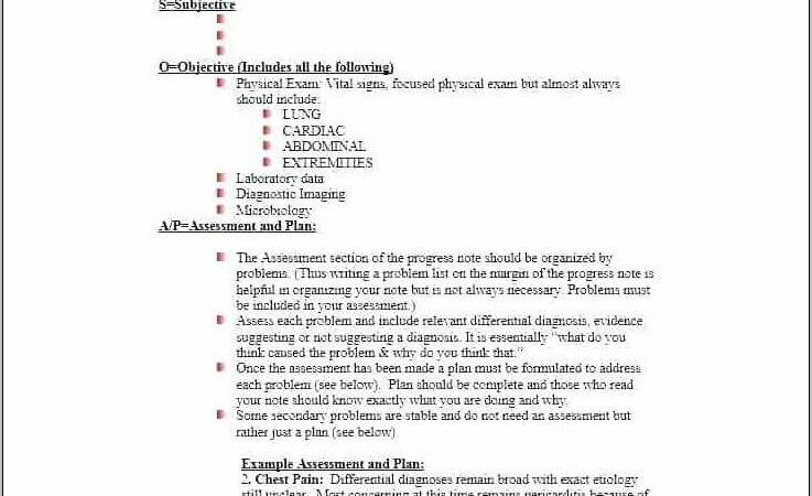 Physical Therapy Progress Note Template Pdf