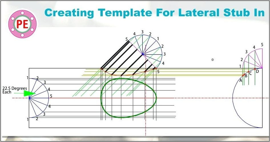 Pipe Fitting Drafting Templates
