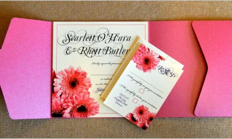 Pocketfold Wedding Invitations Ireland