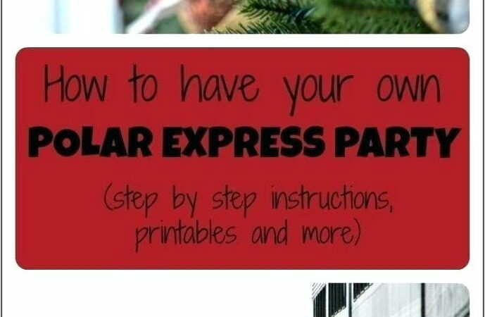 Polar Express Invite Template