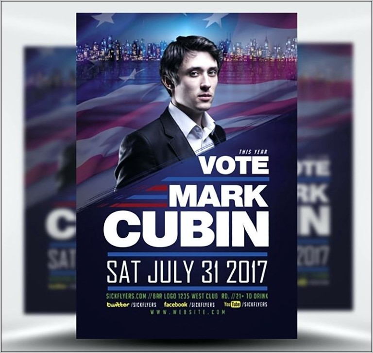 Political Election Flyer Template Download