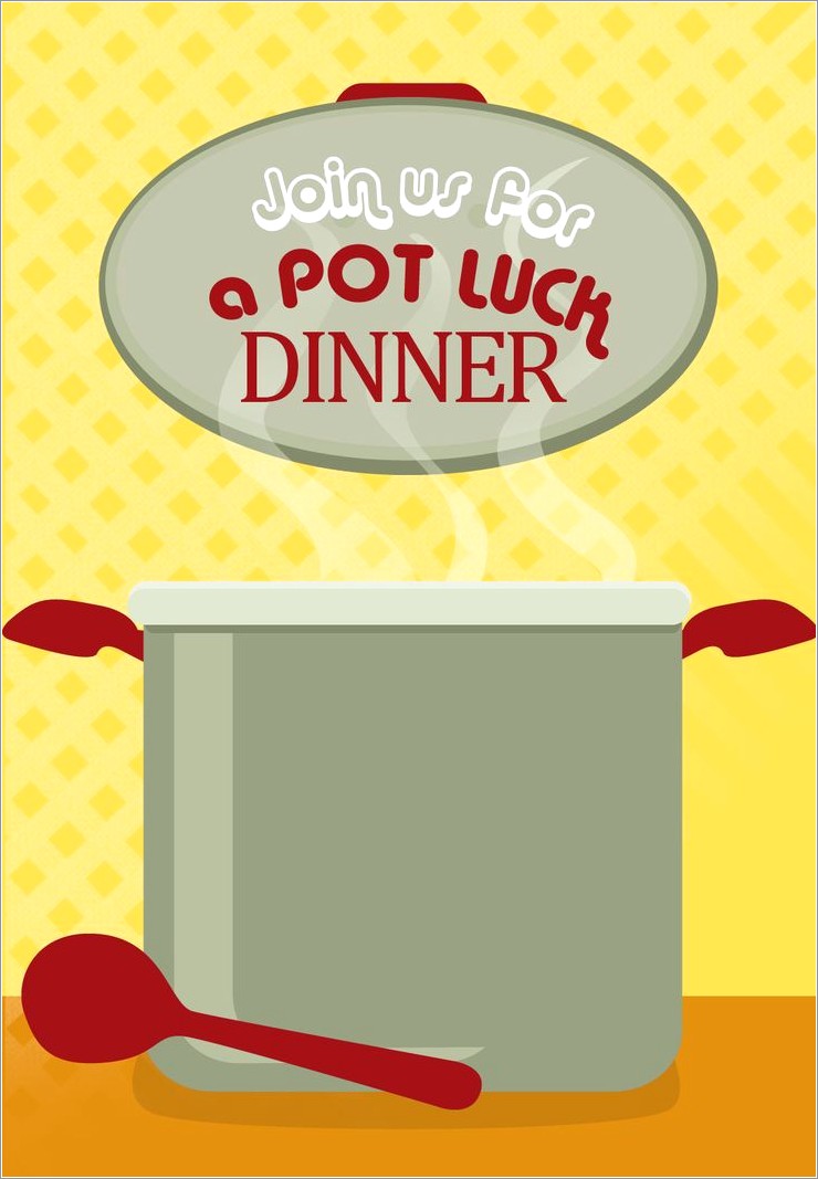 Potluck Dinner Invitation Wording