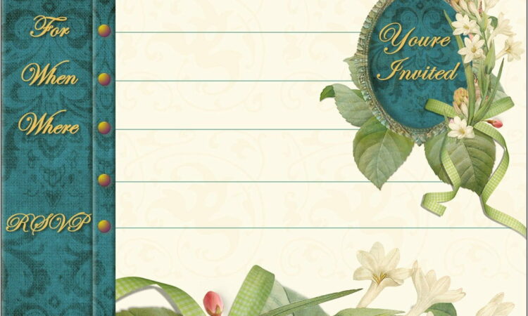 Princess Wedding Invitation Templates