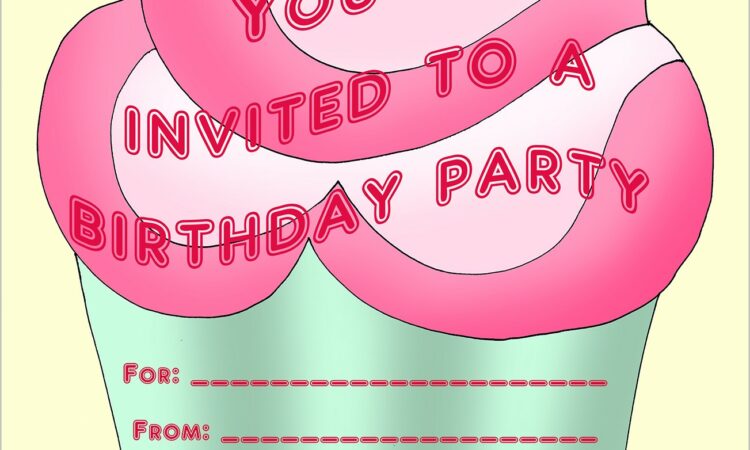 Print Birthday Invitations Free