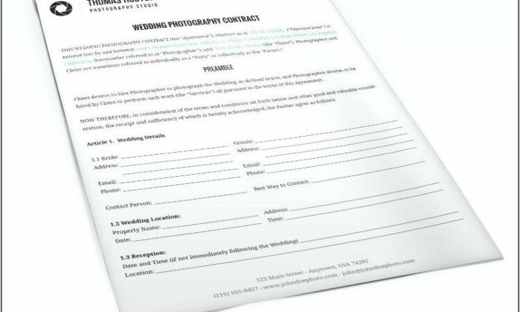 Print Free Contract Forms