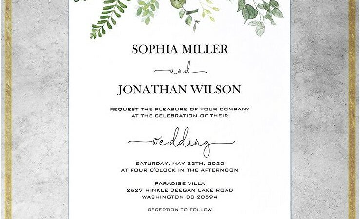 Printable Enchanted Forest Invitation Template