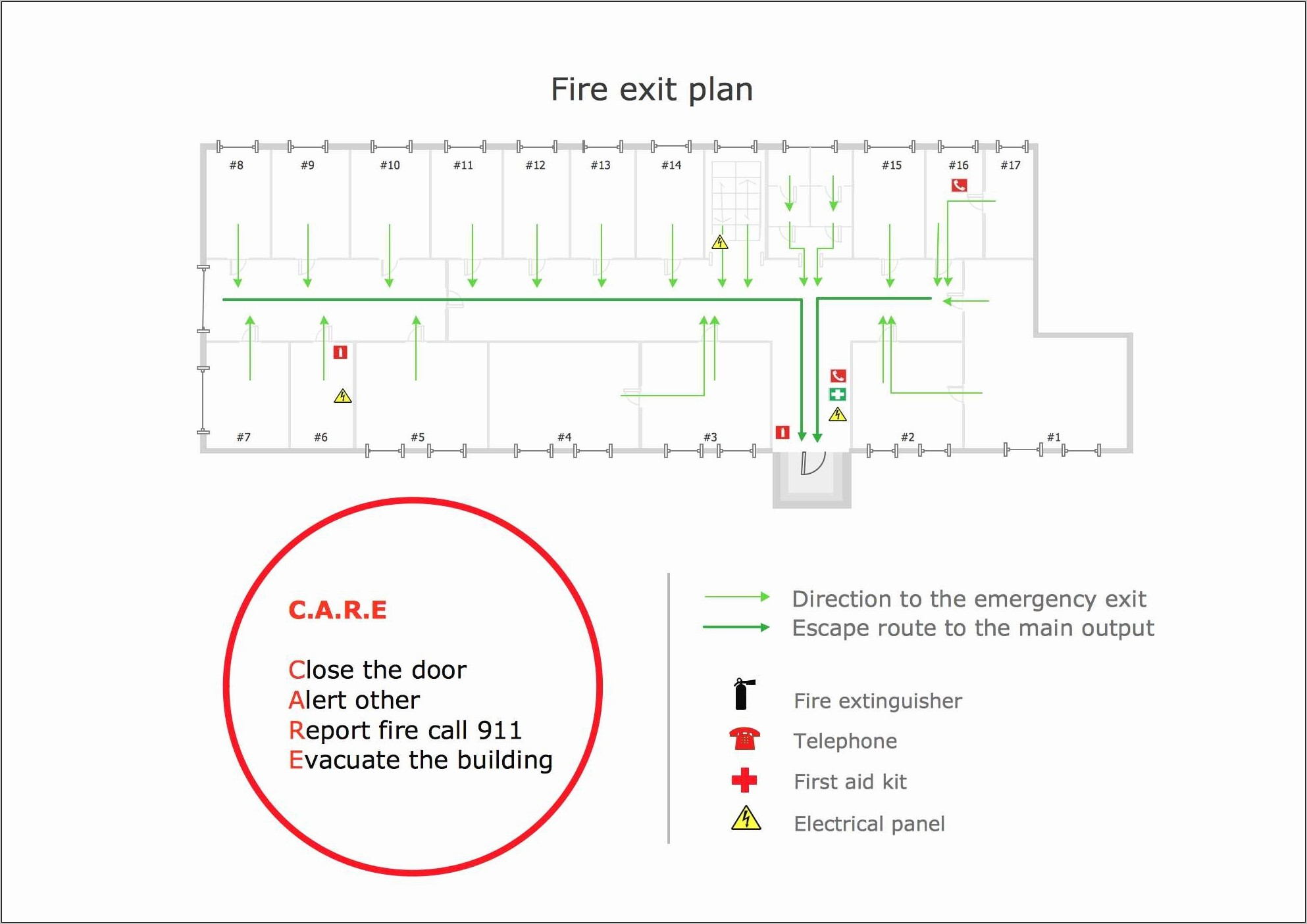 Printable Fire Escape Plan Template