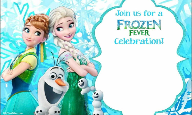 Printable Invitation Templates Frozen