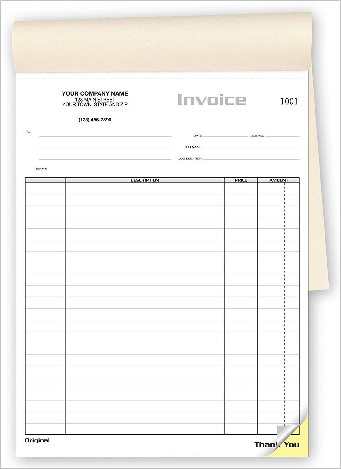 Printable Job Invoice Templates