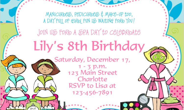 Printable Kids Birthday Invitations