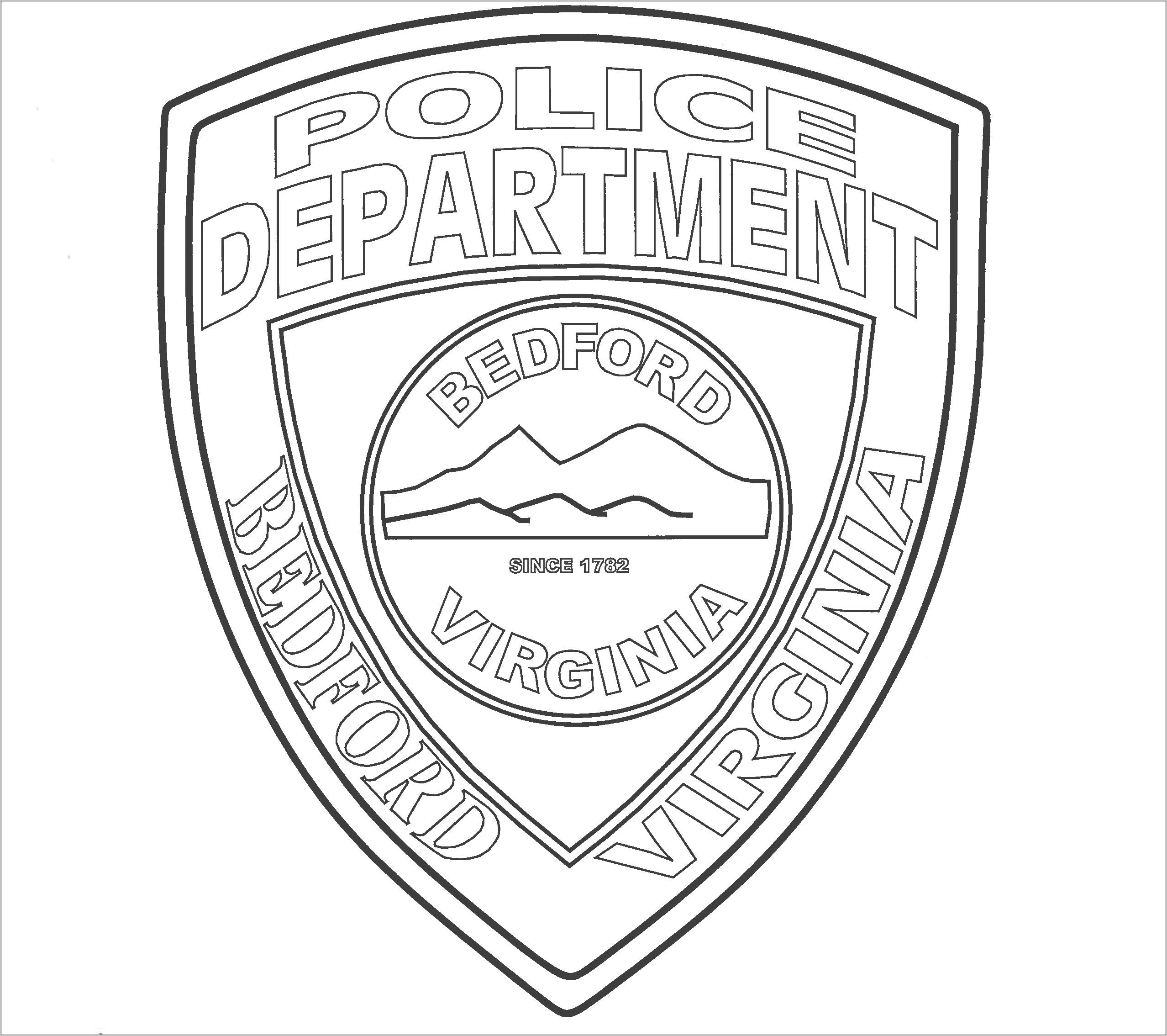 Printable Police Badge Template