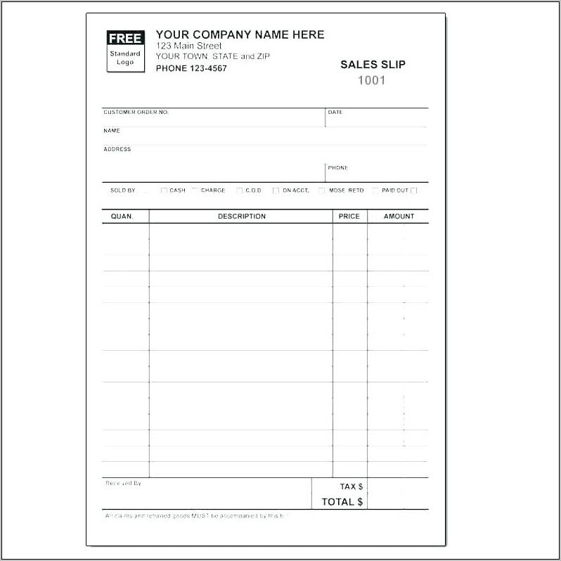 Printable Waitress Order Pad Template