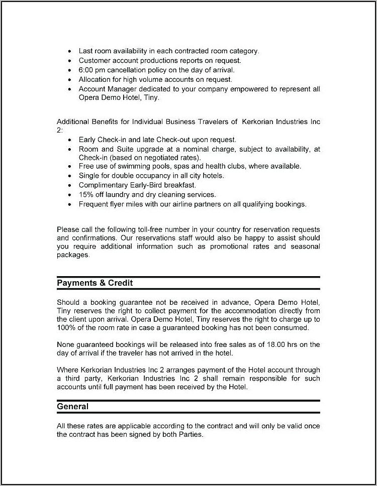 Printing Service Agreement Template