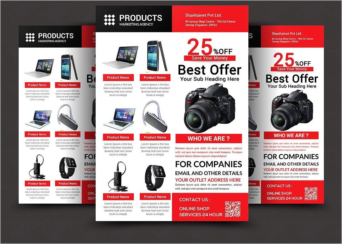 Product Flyer Design Templates Free