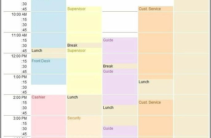 Production Schedule Template Download