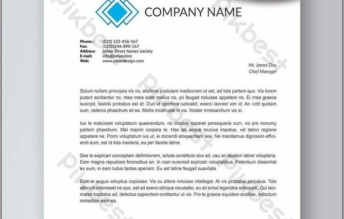 Professional Letterhead Template Free Download