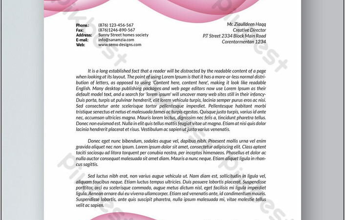 Professional Letterhead Templates Free