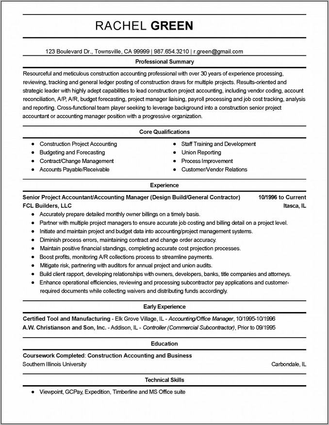 Professional Resume Template For Law Enforcement