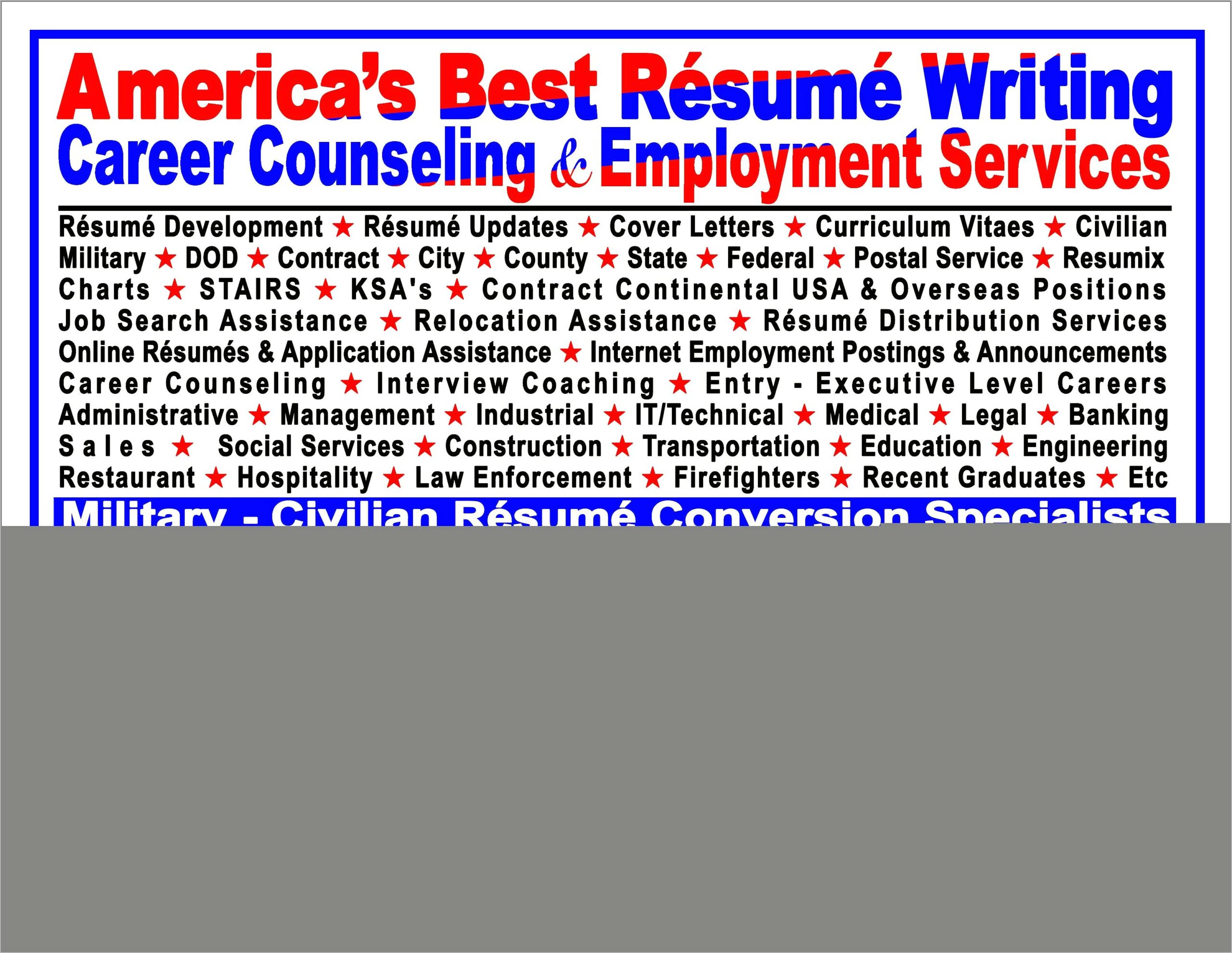 Professional Resume Writing Service Atlanta