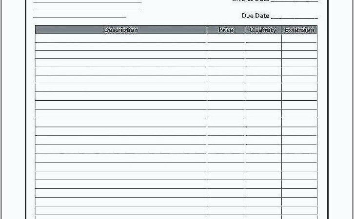 Professional Services Invoice Form