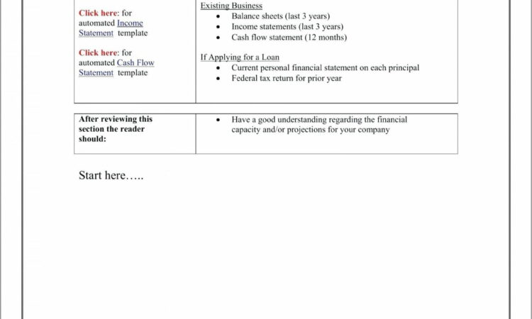 Profit And Loss Statement Template Word