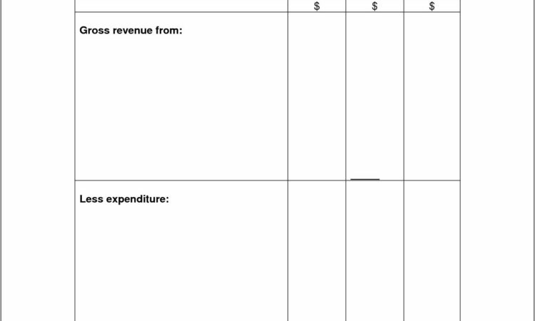 Profit And Loss Statement Template Word Doc