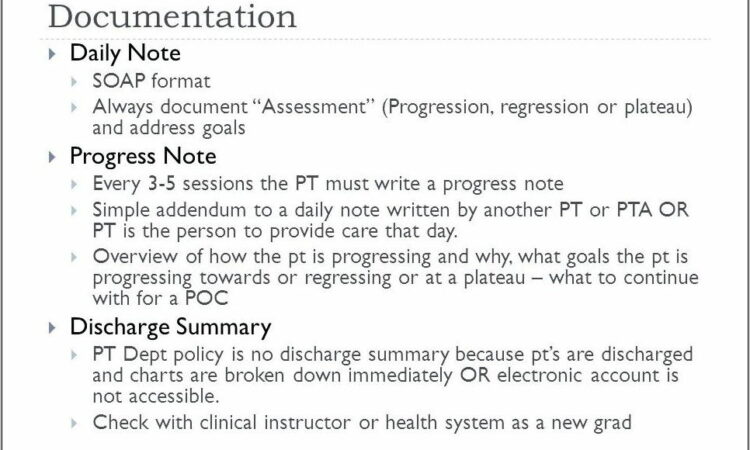 Progress Notes Soap Format