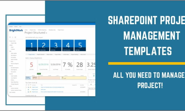 Project Management Template Sharepoint 2016