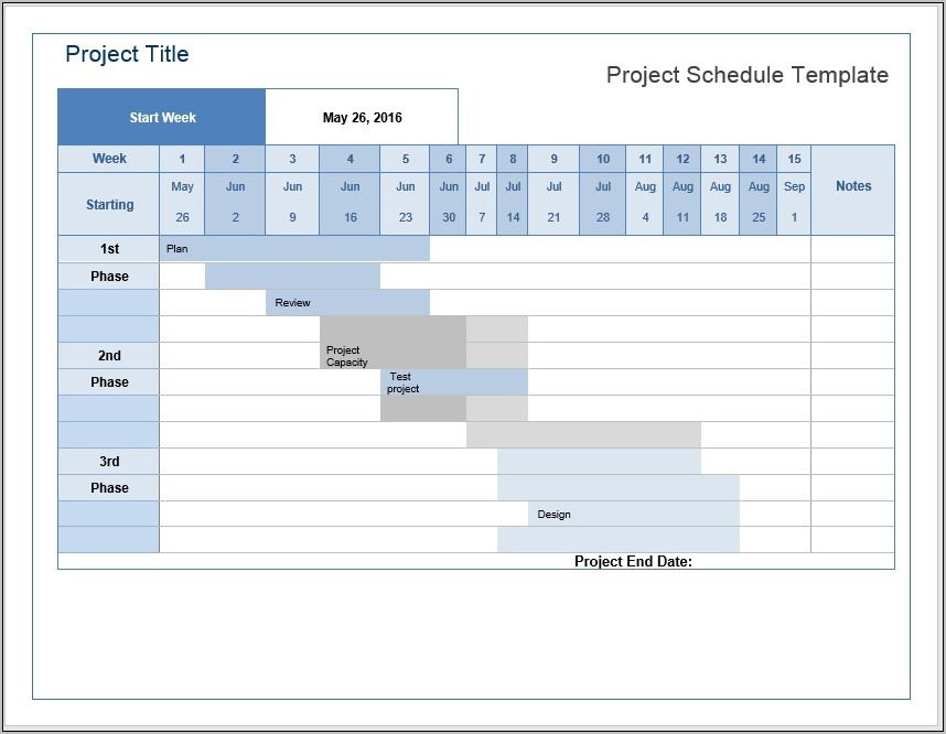 Project Management Template Word