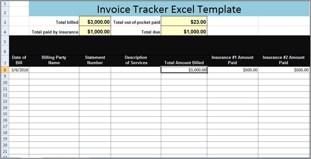Project Management Tracker Templates