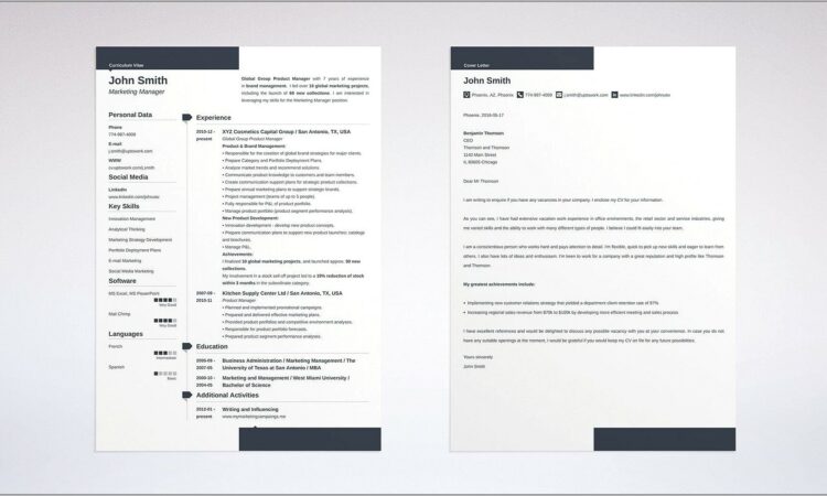 Project Manager Cv Template Word Free