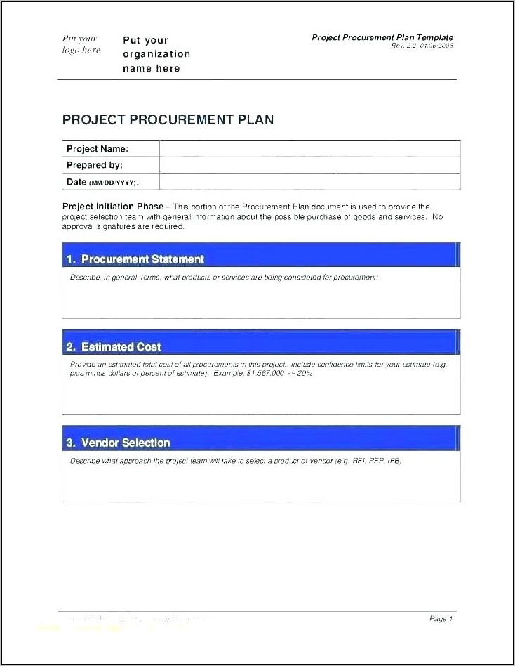 Project Plan Format Doc