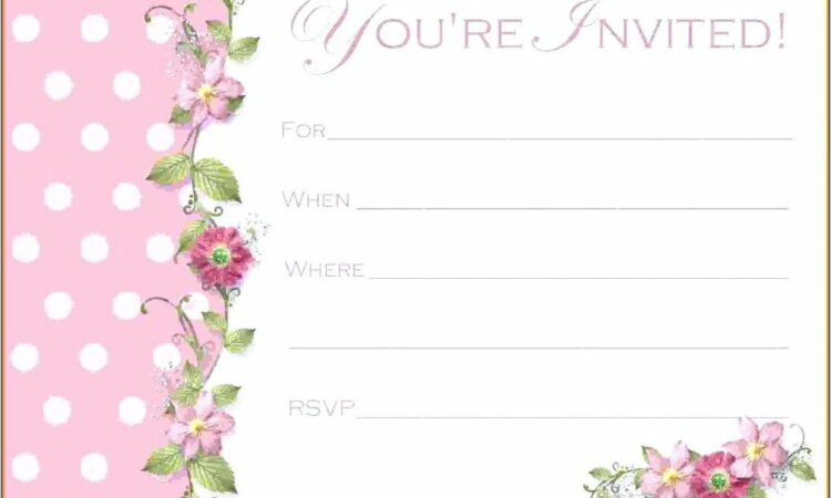 Prom Invitation Templates Free Download