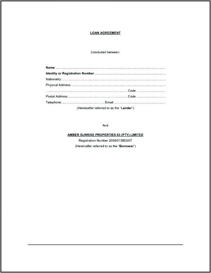 Promissory Note Template For Family Member