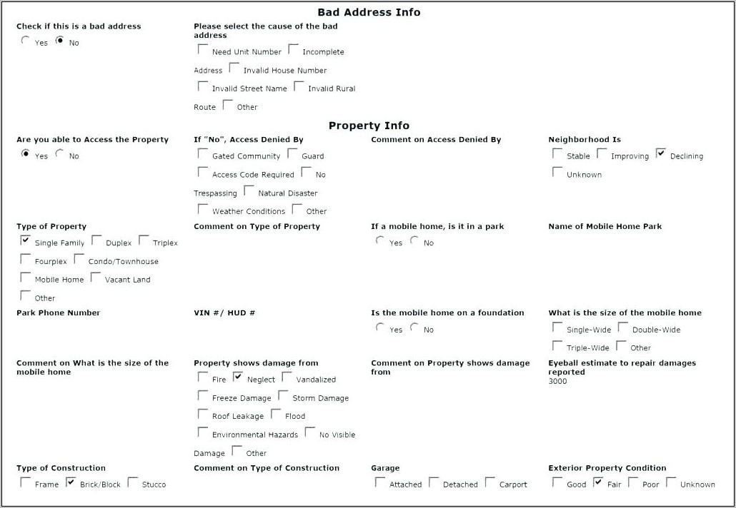 Property Condition Report Template Victoria