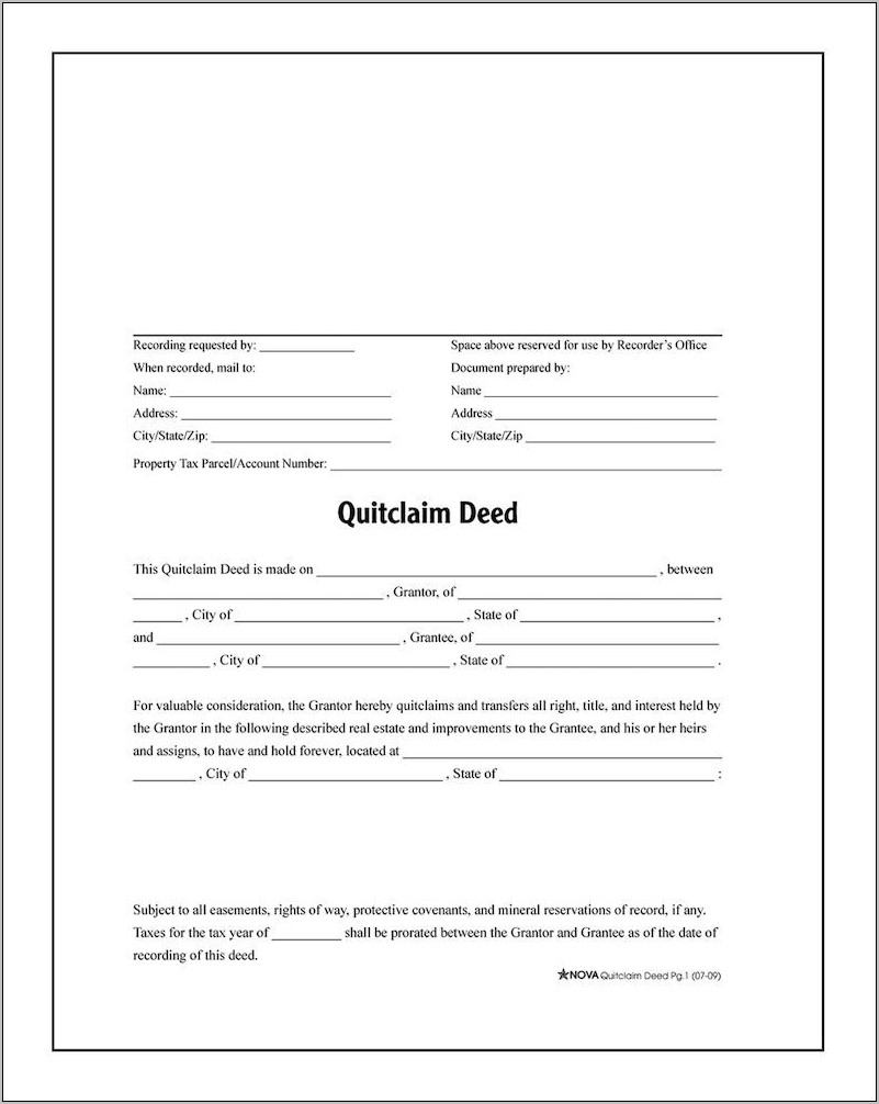 Property Deed Transfer Form Florida