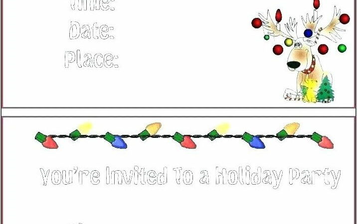 Publisher Christmas Invitation Templates