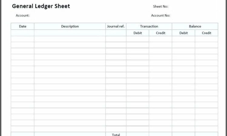 Purchase Ledger Spreadsheet Template