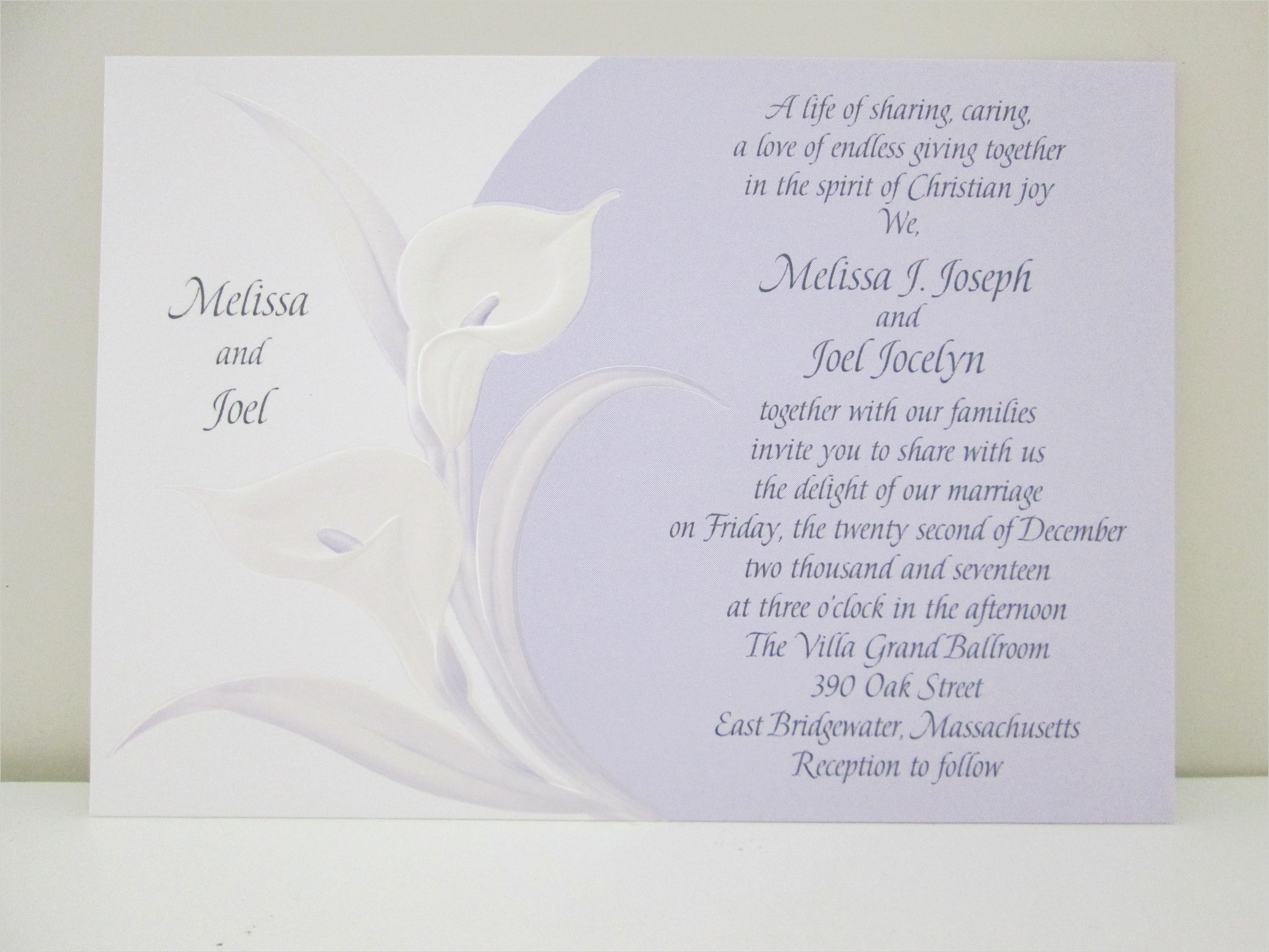 Purple And Grey Wedding Invitations