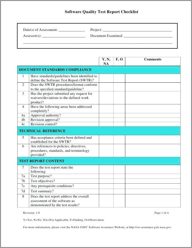 Quality Assurance Forms Construction