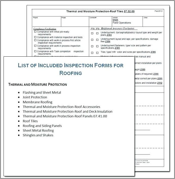 Quality Control Plan Template South Africa