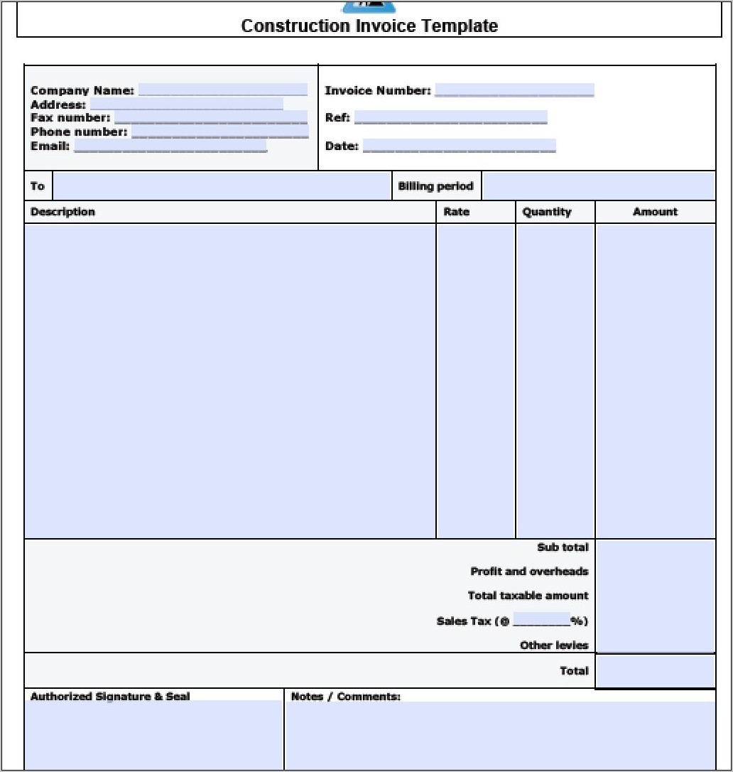 Quickbooks Online Invoice Format