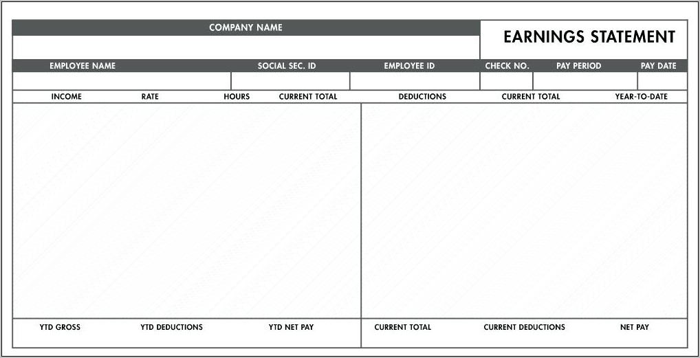 Quickbooks Pay Stub Email Template