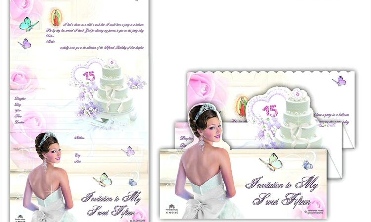 Quinceanera Invitations In English