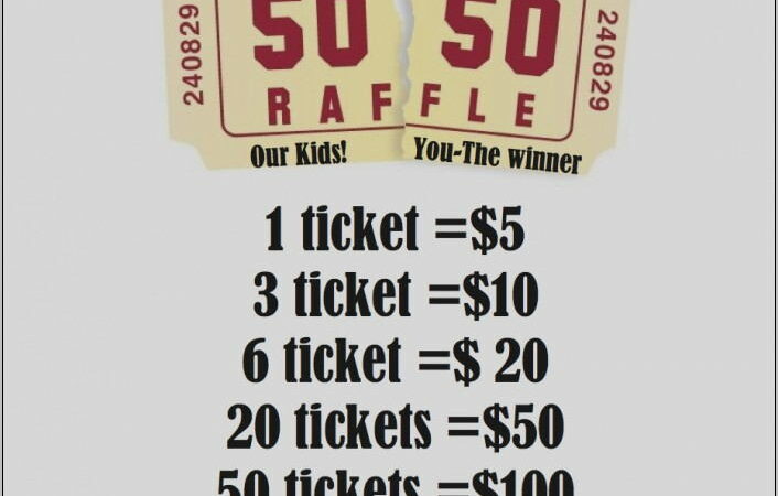 Raffle Flyer Template Word Free